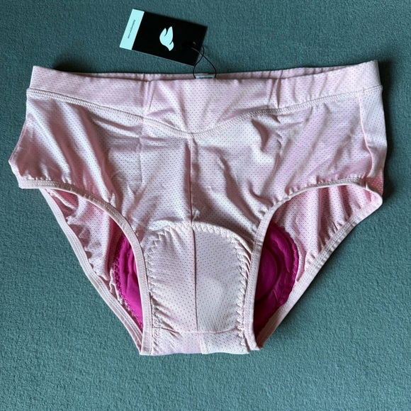 NWT Women's Pink Padded Bike Cycling Underpants Shorts size XL - Picture 1 of 7